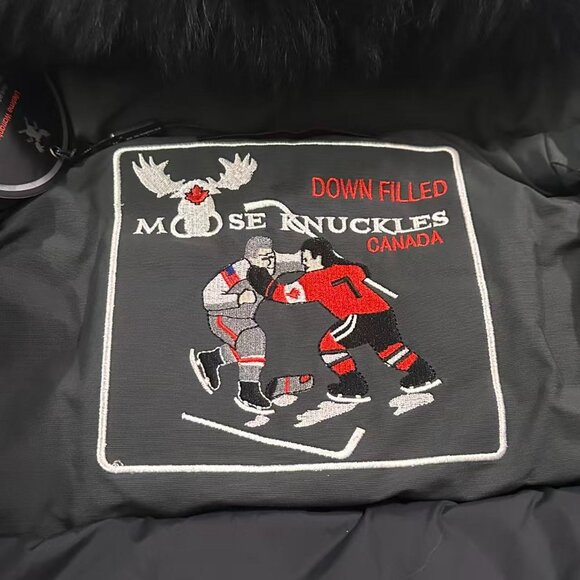 Moose Knuckles Original Stirling Men's Jacket In Black - Picture 4 of 9